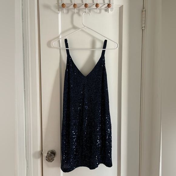 reformation sequin mini dress Mini dress Reformation Silver size L International in Synthetic